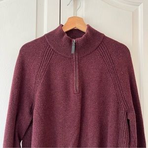 BANANA REPUBLIC Wool Half-Zip Sweater